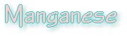 manganese - nutritional info